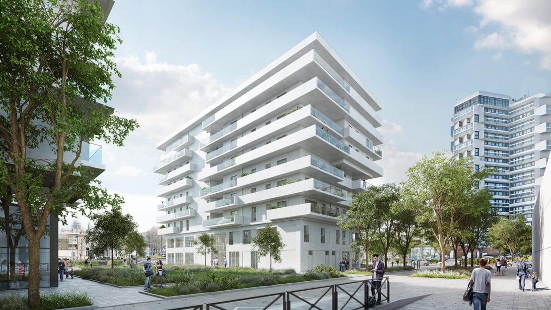 Programme immobilier neuf Boulogne sur mer - T2 à T5 - Perspective extérieure