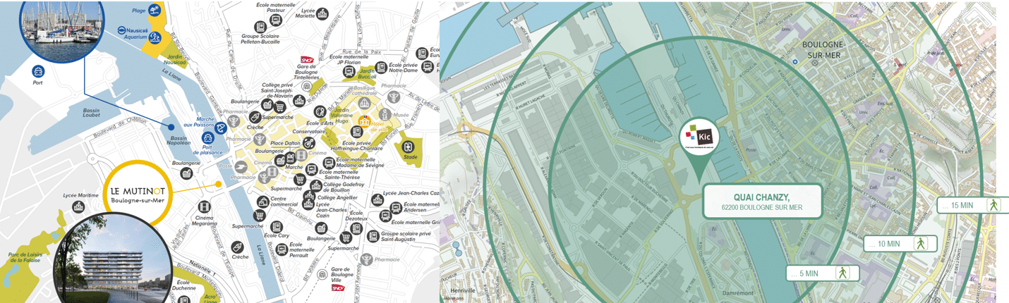 Accessibilité et services - Cellule Commerciale à vendre Boulogne sur mer